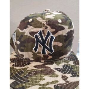 New York Yankees Hat Cap 2008 All Star Game 59Fifty Cord Camo 7 1/2 New Era